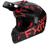 §Casco Cross FXR Clutch Gladiator Rosso Nuke§