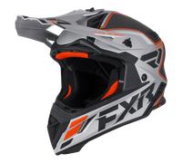 Casco Cross FXR Helium Carbon 26 Arancio/ArgentoS Arancio,Argento