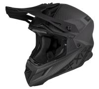 FXR Helium Carbon 2023 Casco Motocross, nero, taglia XS