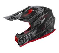 Casco Cross Givi 601 Gloom Nero Opaco Titanio Rosso L