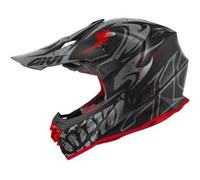 Casco Cross Givi 601 Gloom Nero Opaco Titanio Rosso XL