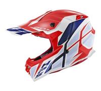 Casco Cross Givi 601 Invert Fresh Bianco Rosso Blu XXL