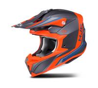 HJC i50 Flux Casco Motocross, grigio-arancione, taglia S