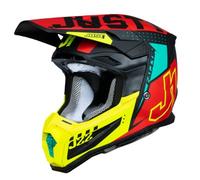 casco cross infantile just1 j22-f falcon - rosso / giallo / nero M