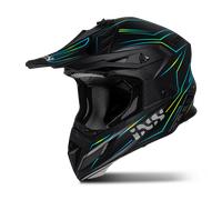 IXS iXS189FG 2.0 Casco Motocross, nero-giallo, taglia M