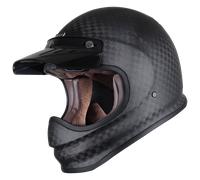 §Casco Cross Just1 J-Storm Solid Carbonio§