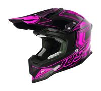 Casco Cross Just1 J12 Carbon Rosa FluorescenteXL Rosa Fluorescente