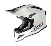 Just1 J12 Casco di motocross, bianco, taglia M