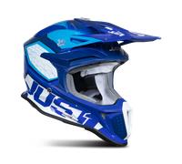 §Casco Cross Just1 J18 F Hexa Blu-Bianco§