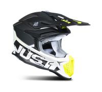 JUST1 JUST1 - Casco J18F Hexa Nero / Grigio / Giallo Fluo / Bianco Matt 2025 M