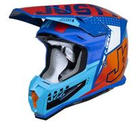 casco cross just1 j22-f falcon - arancione / blu M