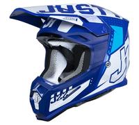 casco cross just1 j22-f falcon - bianco / blu M