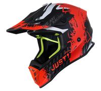 Casco cross Just1 J38 Mask Arancione Titanio Nero XS