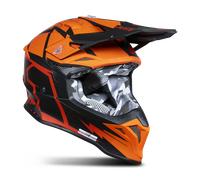 Just1 J39 Poseidon, casco a croce M male Arancione Fluo/Nero