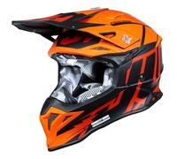 casco cross just1 j39 poseidon - arancione / nero M