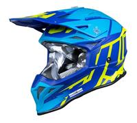 casco cross just1 j39 poseidon - giallo / blu L