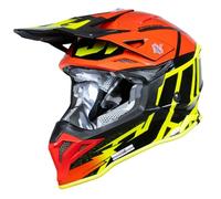 casco cross just1 j39 poseidon - giallo / rosso L