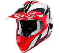 Casco Cross Kappa KV49 Evo Great Bianco Lucido Rosso Nero L