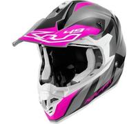 Casco Cross Kappa KV49 Evo Great Titanio Opaco Rosa L