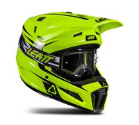Casco Cross Leatt Moto 3.5 V26 MX Kit Con Maschere Cross Giallo NeonXS Giallo Neon
