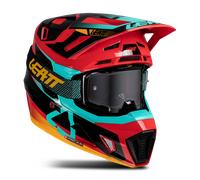 §Casco Cross Leatt Moto 7.5 Rosso con Maschera§