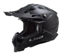 Casco Cross Ls2 Mx700 Subverter Evo II Full Black Nero Opaco 3XL