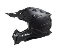 LS2 MX700 Subverter Evo II Solid Casco da motocross, nero, taglia 2XL per maschi