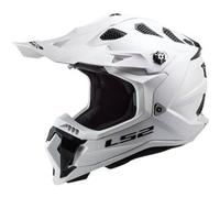 LS2 MX700 Subverter Evo II Solid, casco da motocross 3XL male Bianco