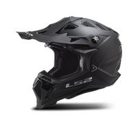 LS2 MX700 Subverter Evo II Solid Casco da motocross, nero, taglia S