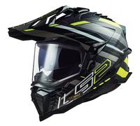 Casco Cross LS2 MX701 EXPLORER C EDGE in Carbonio Nero Giallo ECE 22-06 XXL