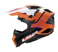 Casco Cross Ls2 MX703 C X-Force GALUO Arancione XXL