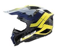Casco Cross Ls2 MX703 C X-Force GALUO Grigio Giallo Alta Visibilità L