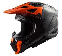 casco cross ls2 mx703 carbon x-force victory - titanio XXL
