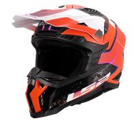 Casco Cross LS2 MX703 X-Force Galuo Arancio LucidoL Galuo Arancio Lucido