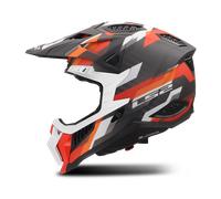 LS2, Casco Moto Cross X-FORCE PHANTOM Orange Red, XS