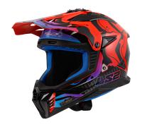 Casco Cross LS2 MX708 Fast II Rosso lavato lucidoL Rosso lavato lucido