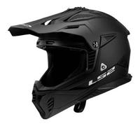 Casco Cross Ls2 Mx708 Fast II Solid Nero Opaco XXL