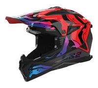 LS2 Casco da motocross MX708 Fast II Wash Rosso Lucido Taglia XL
