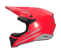 ONeal 1SRS Solid S25, casco da motocross M female Opaco Rosso/Grigio