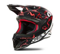 Casco Cross O'Neal 1Srs Splash Nero/RossoXL Nero,Rosso
