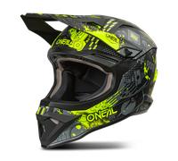 Oneal 1SRS VIBRANT Casco da motocross, nero-giallo, taglia M per maschi