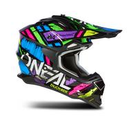 Oneal 2Series Glitch Casco Motocross, multicolore, taglia S