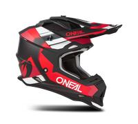 Oneal 2Series Spyde V23 Casco Motocross, nero-bianco-rosso, taglia 2XL per maschi