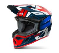 ONeal 3SRS Ride S26, casco da motocross XXL female Blu/Bianco/Rosso