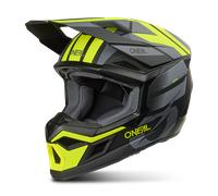ONeal 3SRS Ride S26, casco da motocross M female Opaco Nero/Grigio Scuro/Giallo Fluo