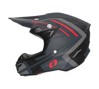 ONeal 5SRS Spike, casco da motocross XS male Opaco Grigio/Grigio Scuro/Nero/Rosso