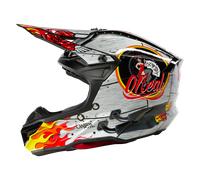ONeal 5SRS HR, casco da motocross XL female Grigio Chiaro/Nero/Rosso/Giallo