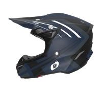 ONeal 5SRS Spike, casco da motocross XXL male Opaco Blu Scuro/Nero/Bianco