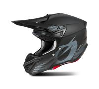 Oneal 5SRS Polyacrylite Solid V.25 Casco da motocross, nero-grigio, taglia XS per maschi
