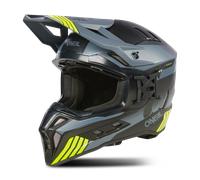 Oneal EX-SRS Hitch Casco Motocross, nero-giallo, taglia L